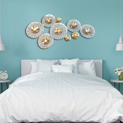 Abstract Floral Large Metal Wall Art