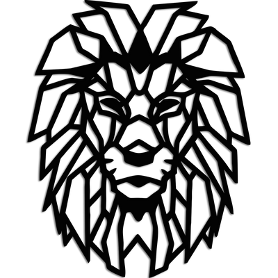 lion Wooden Wall Hanging, Wooden Wall Decoration