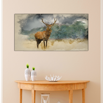 Beautiful Deer Canvas Wall Painting