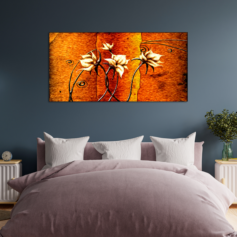 Flower Modern Art Wall Canvas Painting