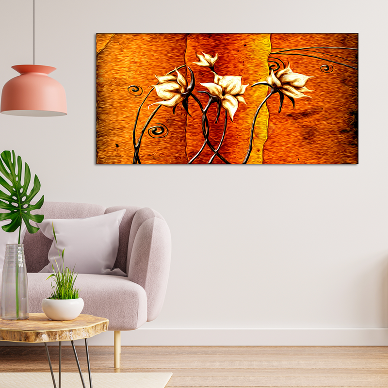 Flower Modern Art Wall Canvas Painting