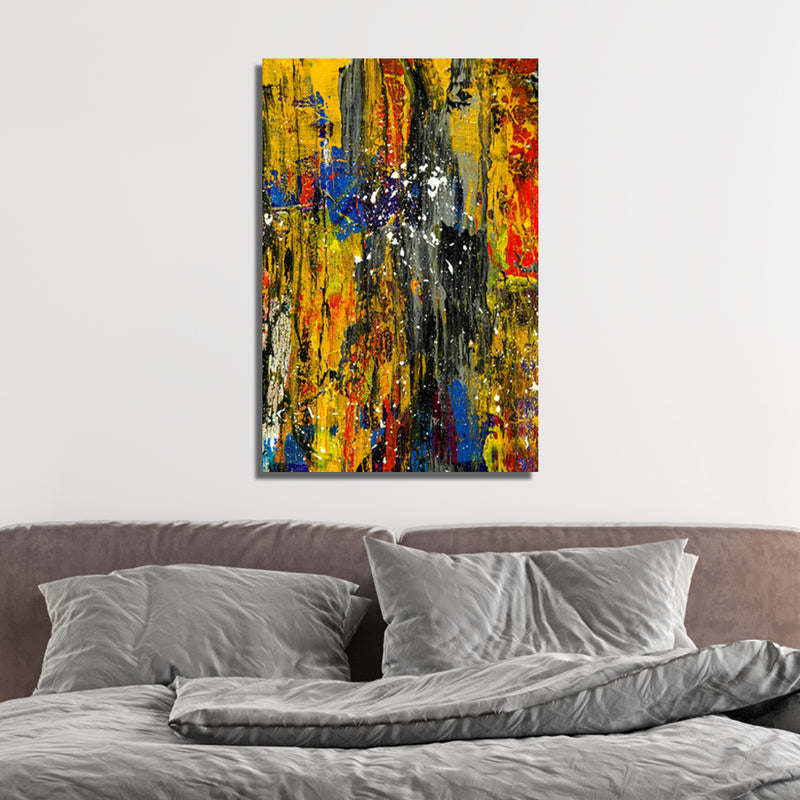 Multi Abstract On Canvas Wall Painting