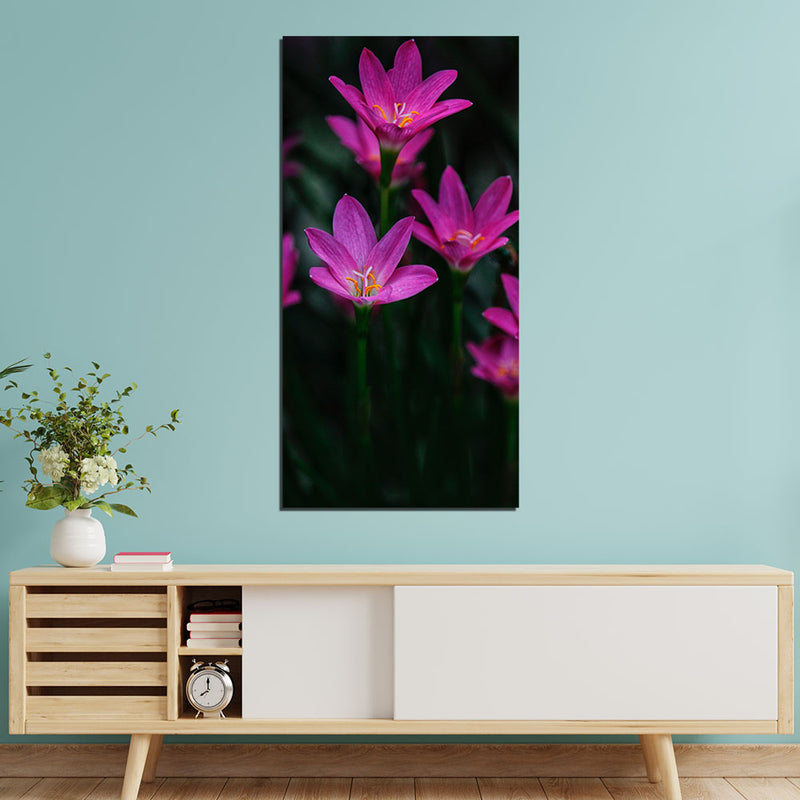Beautiful Purple Flower Canvas Wall Painting