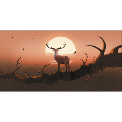 Deer Painting Canvas Wall Painting