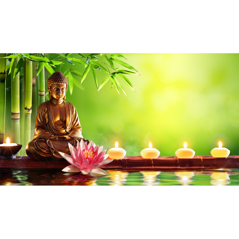 Buddha Spiritual Digitally Printed Wallpaper