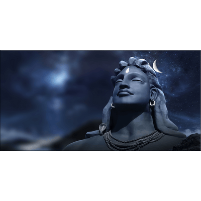 Lord Shiva Mahakal Canvas Print Wall Painting