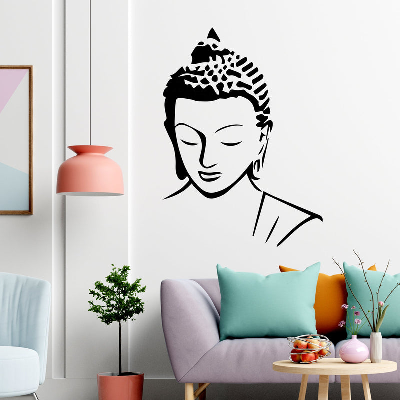 Gautam Budhha Premium Quality Wall Sticker