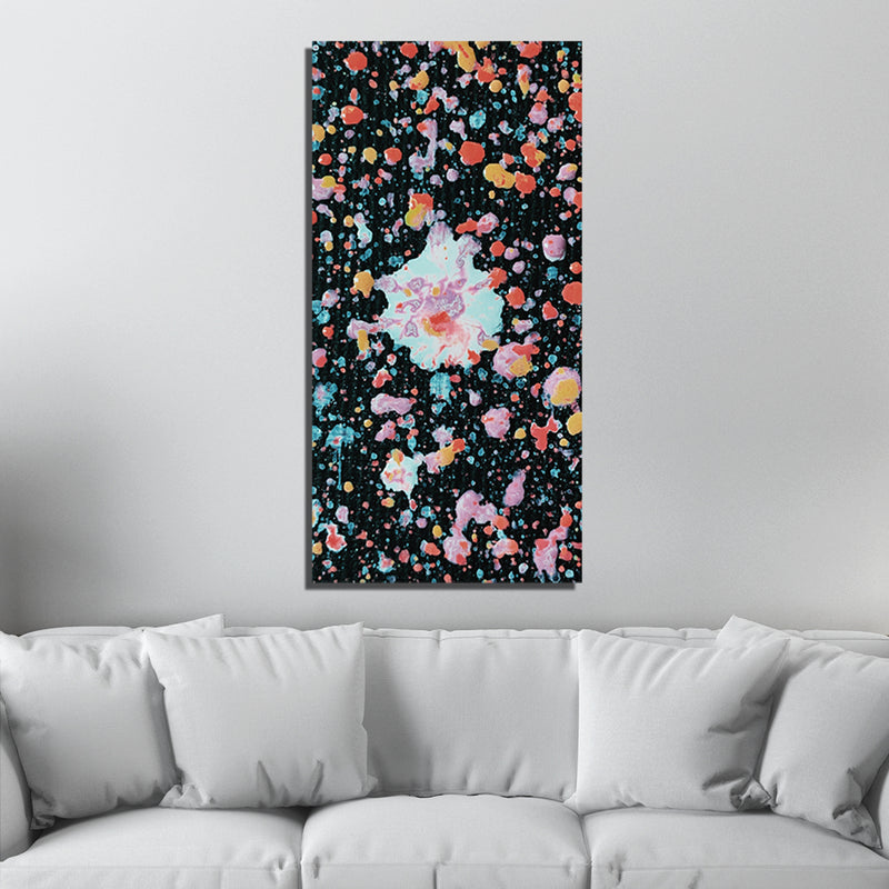 Black Abstract  Canvas Wall Painting