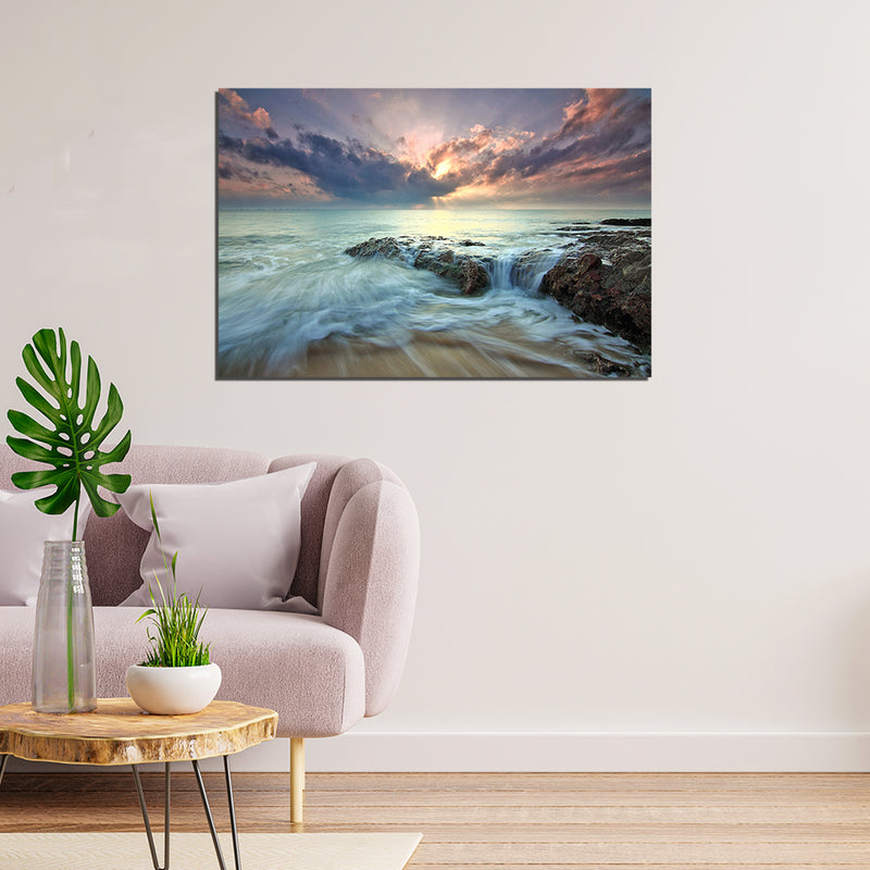 Beach View Canvas Wall Painting