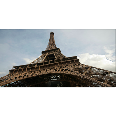 Closeup Shoot Of Eiffel Tower Canvas Wall Painting