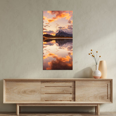 Mountain Sunset  Canvas Wall Painting