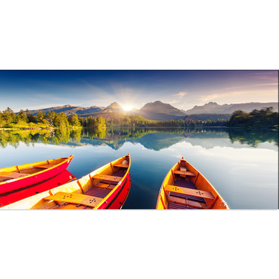 Mountain Lake Canvas Wall Painting