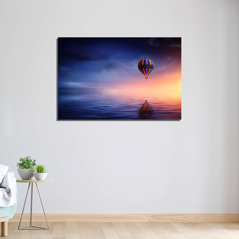 Hot Air Balloon Canvas Wall Painting