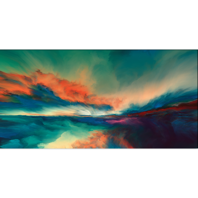 Abstract Multicolor Canvas Wall Painting