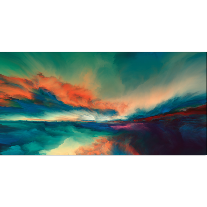 Abstract Multicolor Canvas Wall Painting