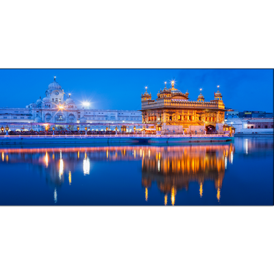 Golden Temple Canvas Wall Painting