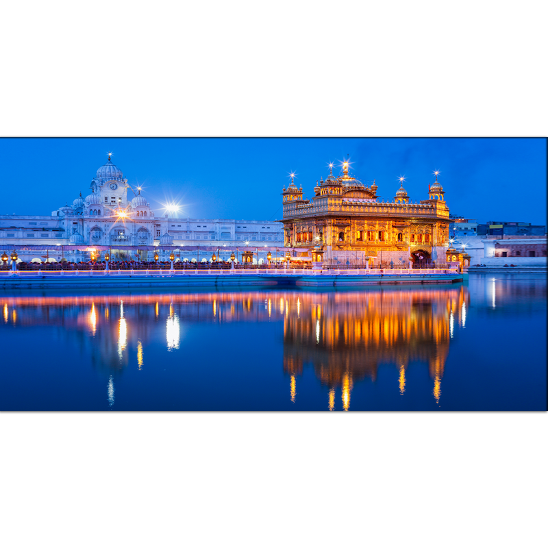 Golden Temple Canvas Wall Painting