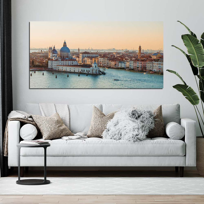 City View Print On Canvas  Wall Painting