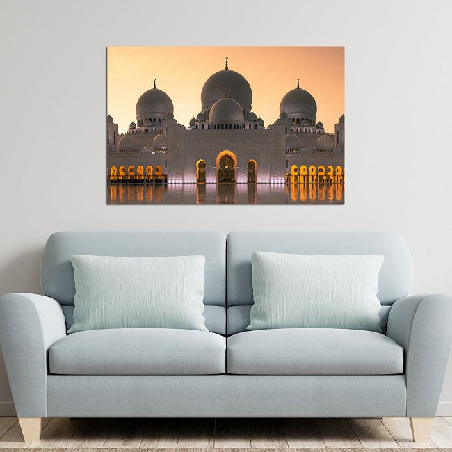 Grand Mosque Canvas Wall Painting