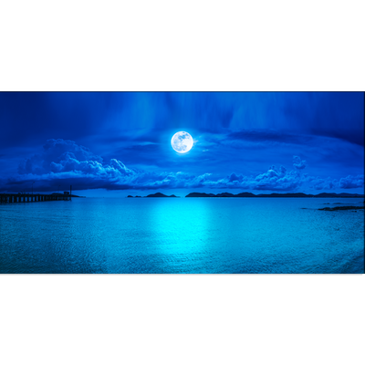 Blue Heaven in Earth Canvas Wall Painting