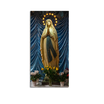 Maria Statue Canvas Wall Painting