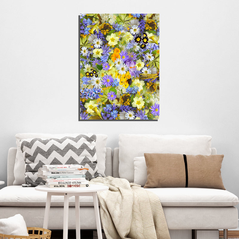 Abstract Flower Canvas Wall Painting
