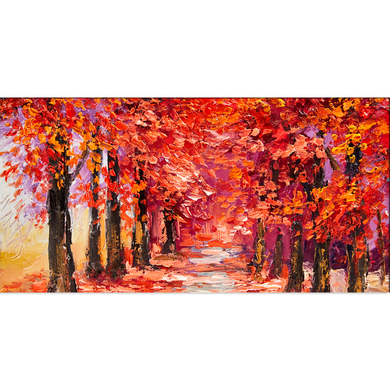 Autumn Forest Canvas Wall Painting