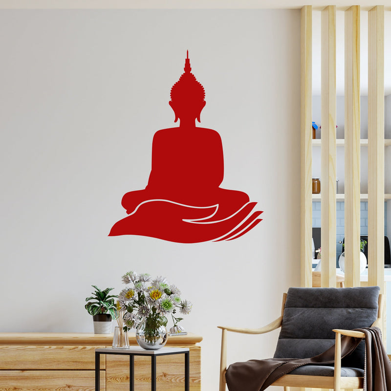 Divine Lord Gautam Budhha Premium Quality Wall Sticker