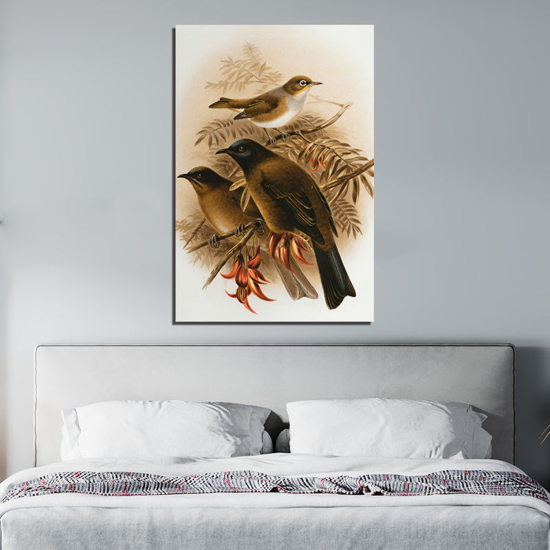 Artistic Birds Canvas Wall Painting
