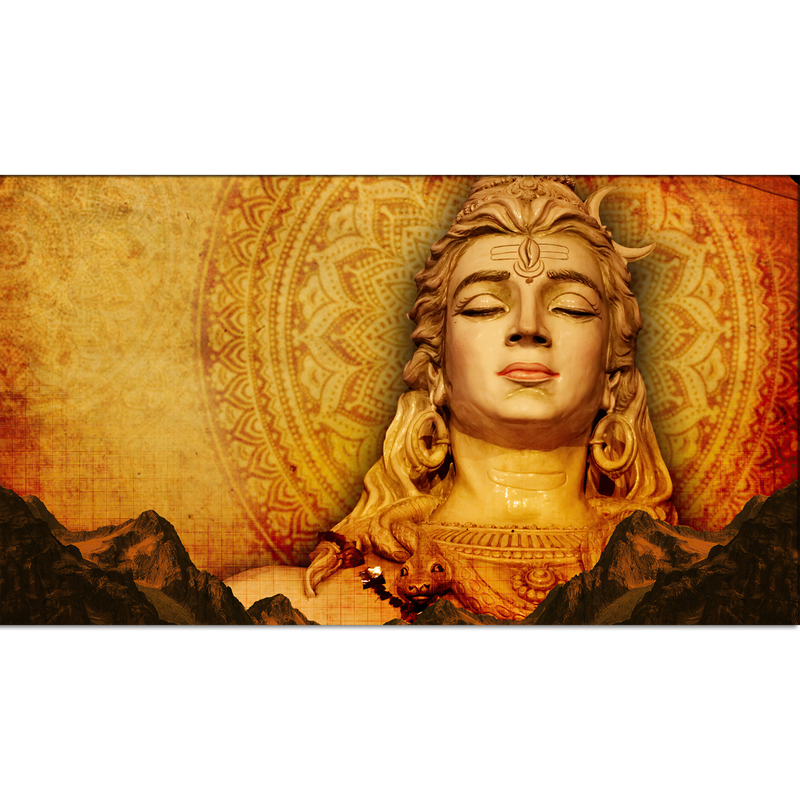 Lord Shiva Canvas Wall Painting
