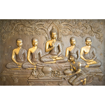 Buddha Printed Digitally Printed Wallpaper