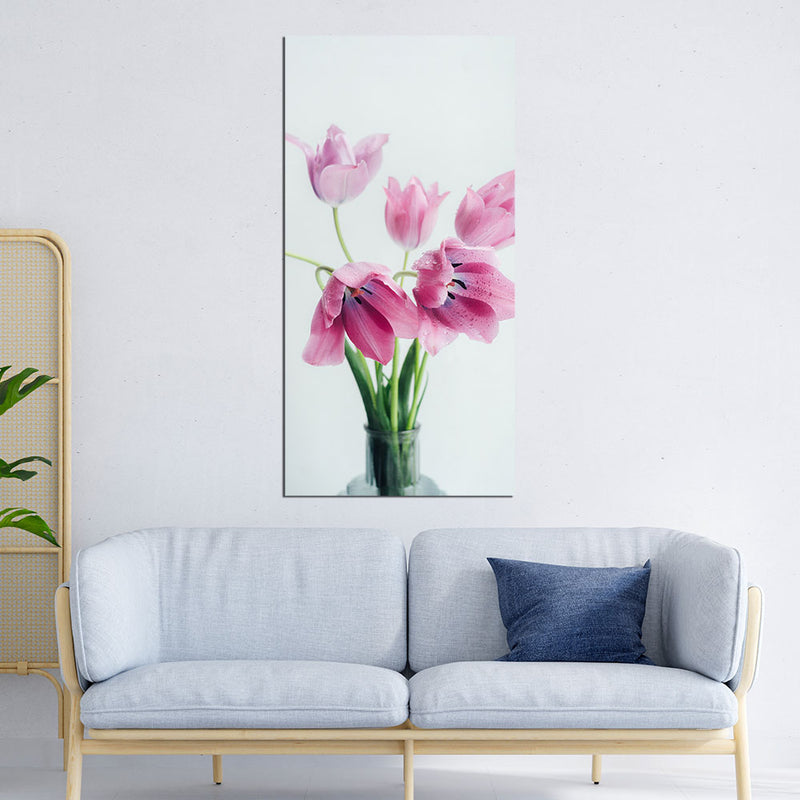 Beautiful Pink Flower Canvas Wall Painting