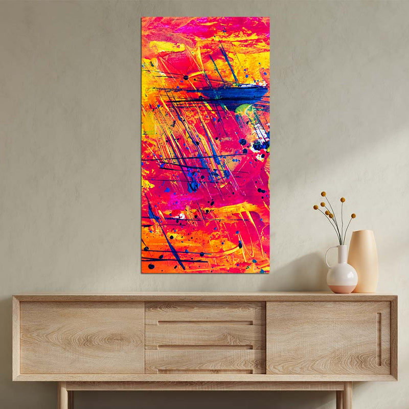 Abstract Print On Canvas Wall Painting