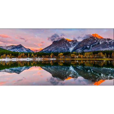 Colorful Weather Mountain View Canvas Wall Painting