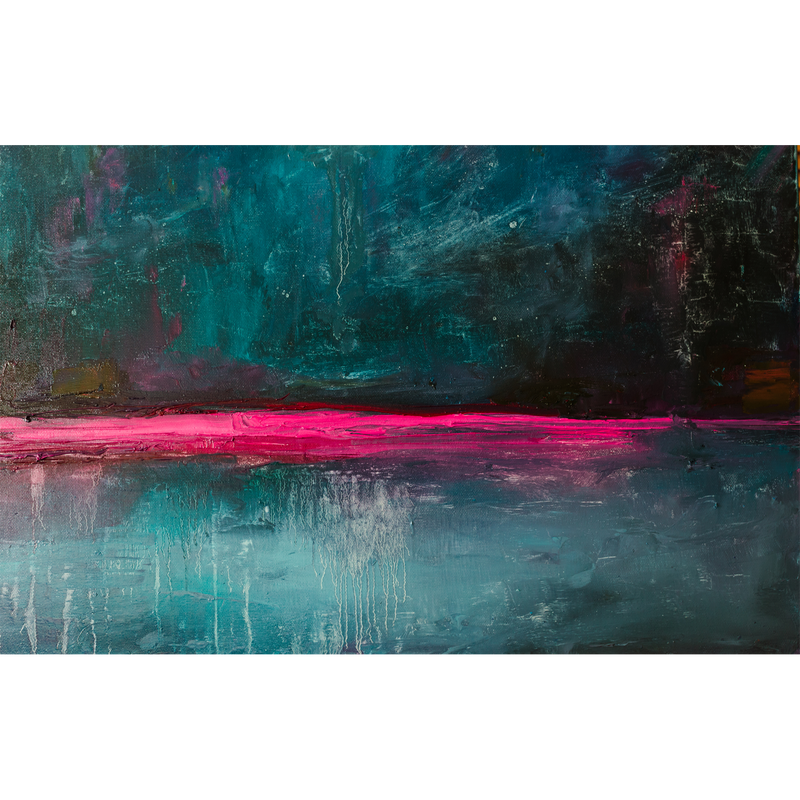 Flat Color Abstract Digitally Printed Wallpaper