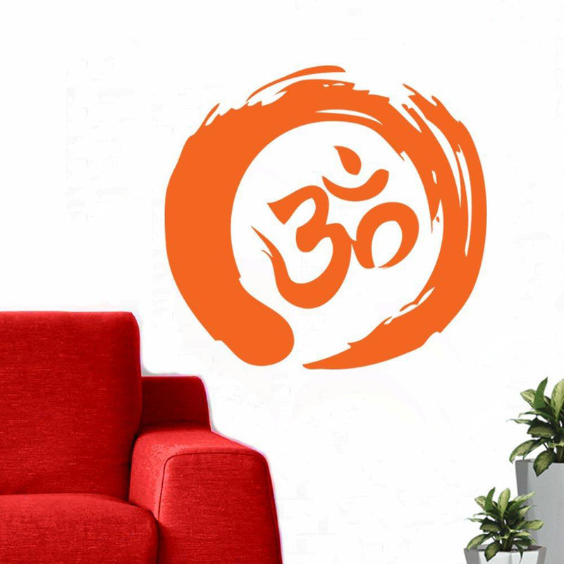 Om Hindu Self Adhesive Wall Sticker And Wall Decal