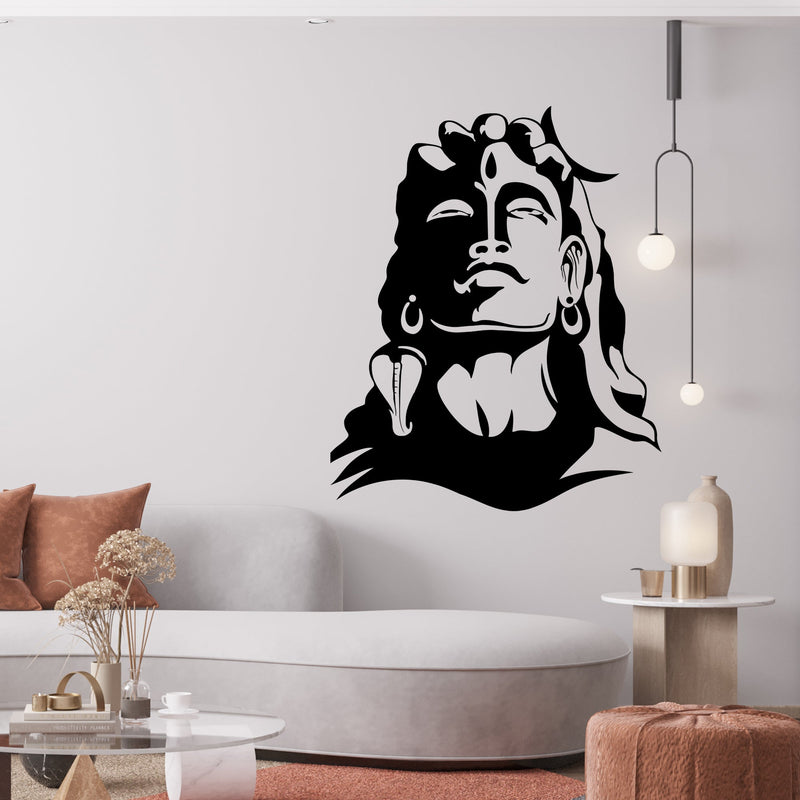 Adiyogi Shiva Premium Quality Wall Sticker