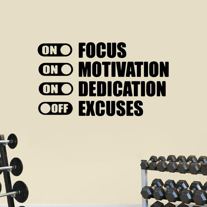 Fitness Gym Wall Sticker And Wall Decal