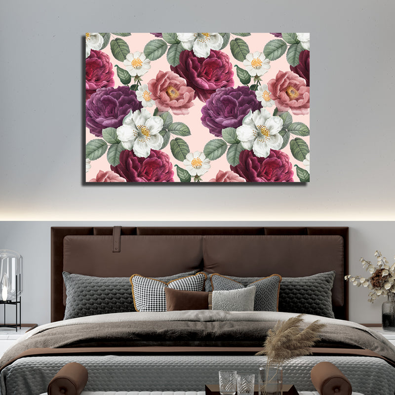 Multi-color Roses Canvas Wall Painting