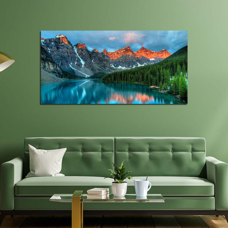 Beautiful Mountain Scenery Canvas Wall Painting