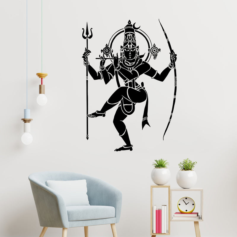 Hindu God Thanjavur Arts Premium Quality Wall Sticker