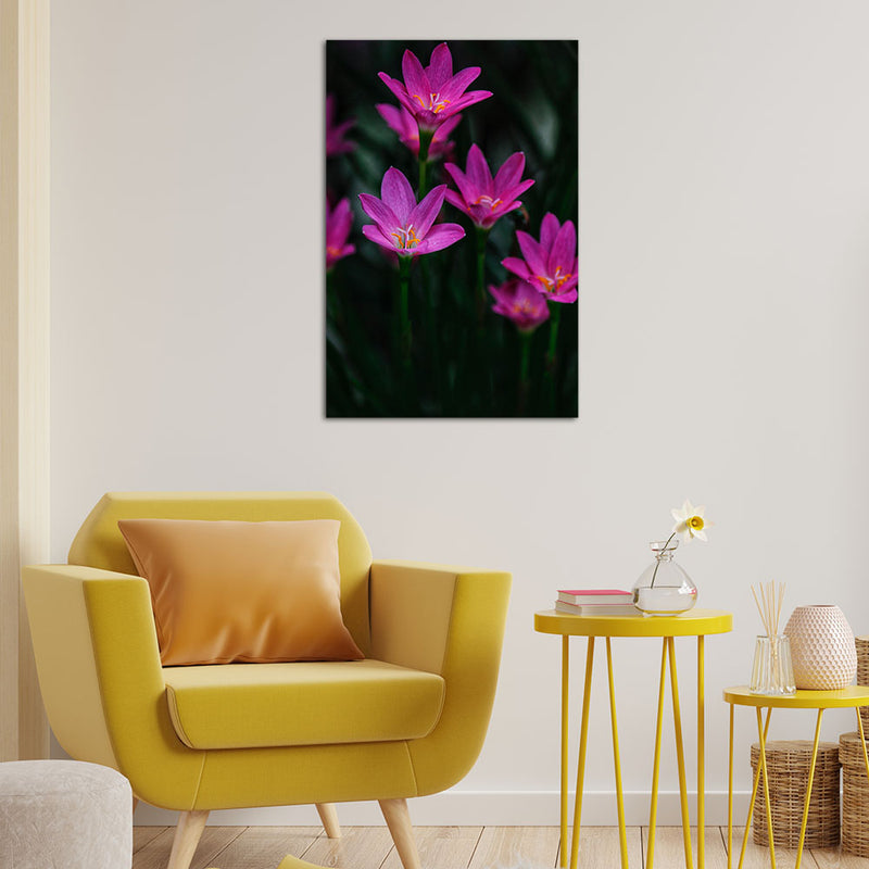 Beautiful Purple Flower Canvas Wall Painting