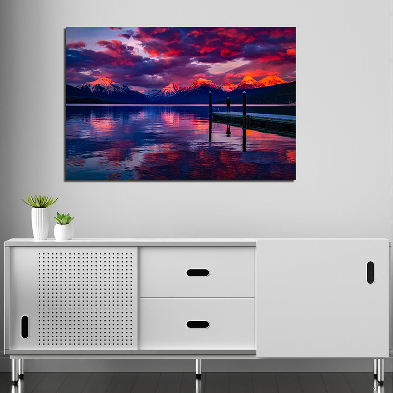 Beautiful View Print On Canvas Wall Painting