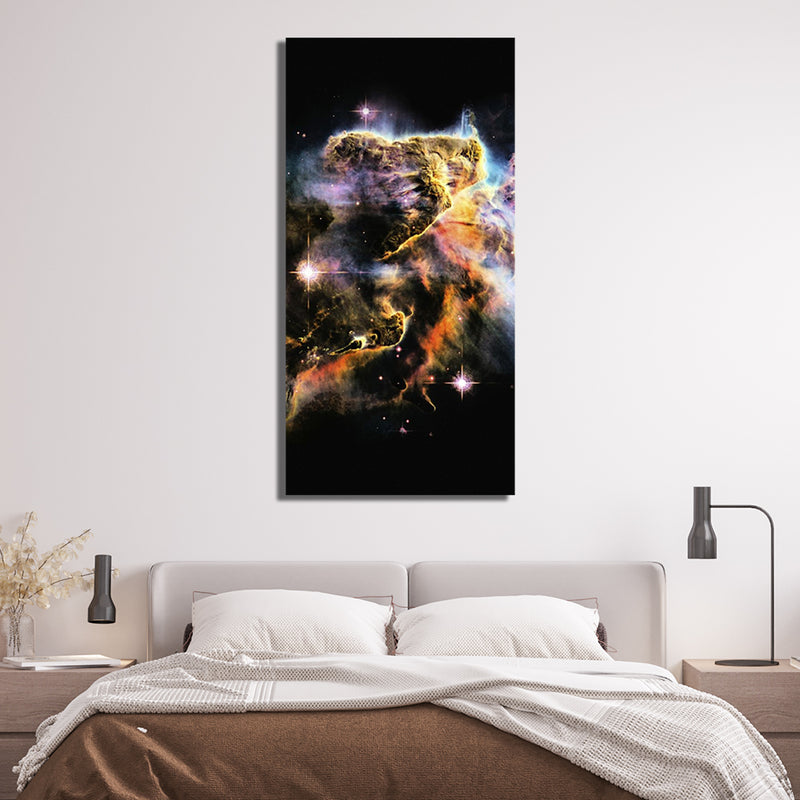 Galaxy View Print On Canvas Wall Painting