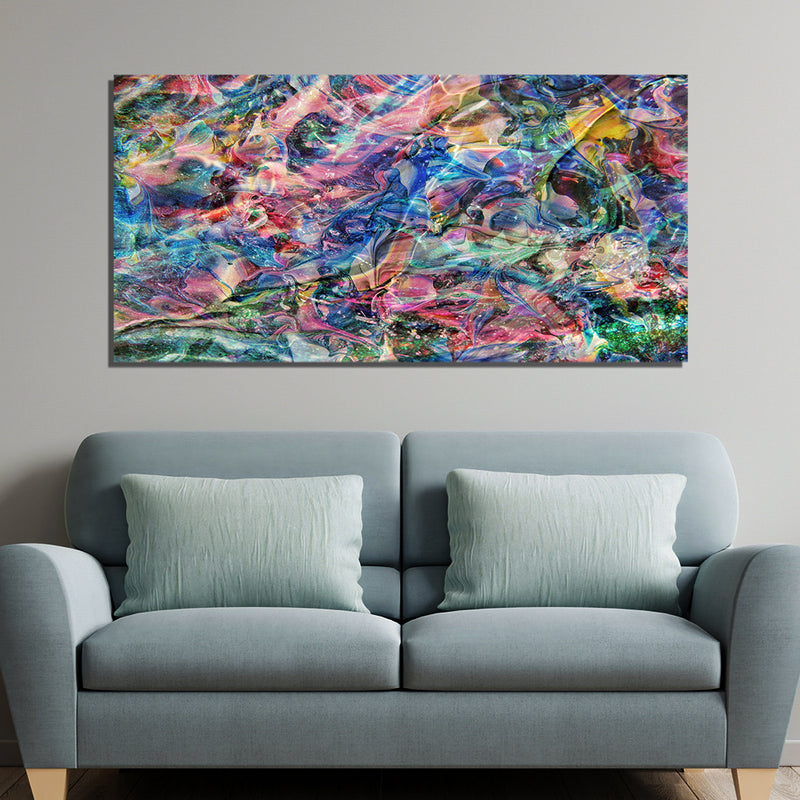 Colourful Abstract Canvas Wall Painting