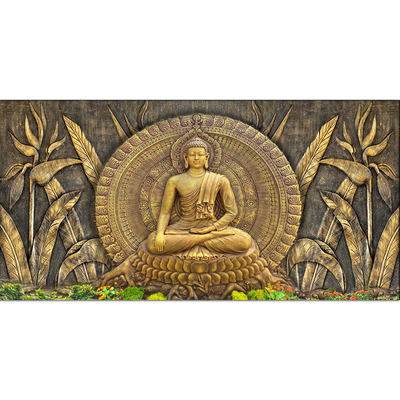 Golden Buddha Canvas Wall Painting