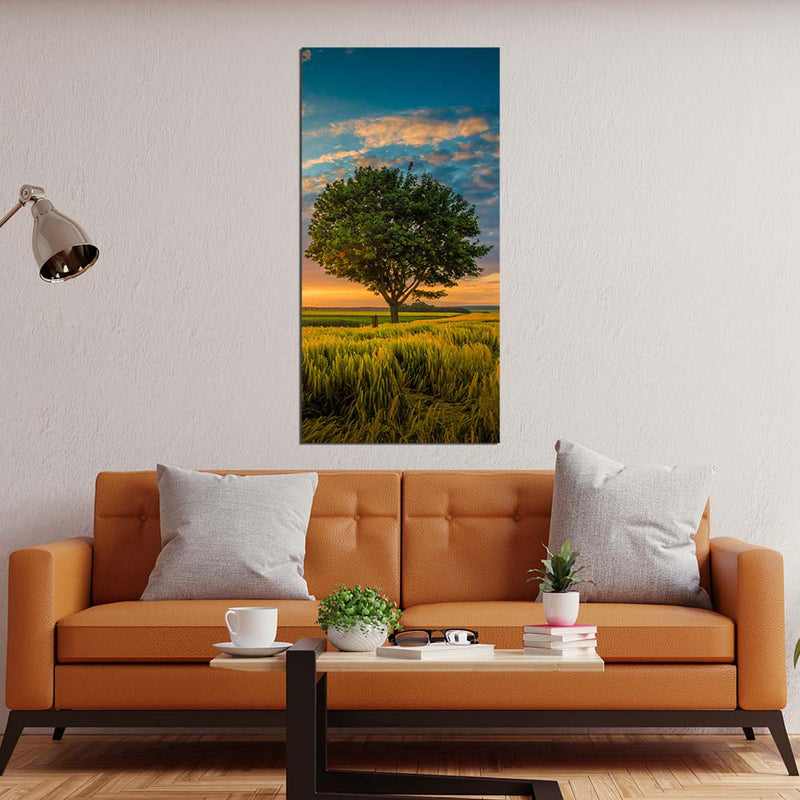 Beautiful Sunset Nature  Canvas Wall Painting