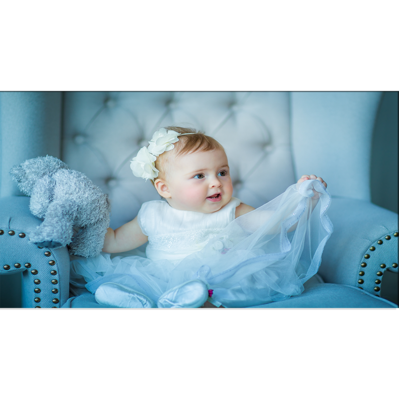 Cute Baby Girl Canvas Wall Painting