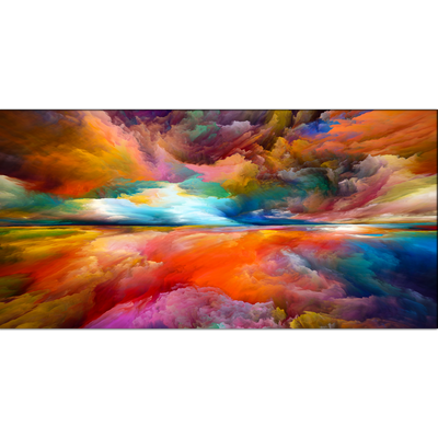 Colourful Sky Abstract Canvas Wall Painting
