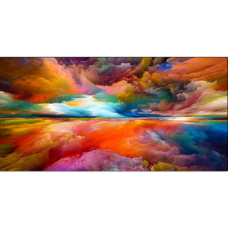 Colourful Sky Abstract Canvas Wall Painting
